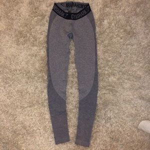 Steel blue and navy gymshark flex leggings